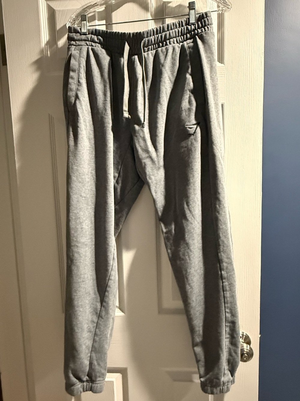 Gymshark Heather Gray Drawstring Joggers